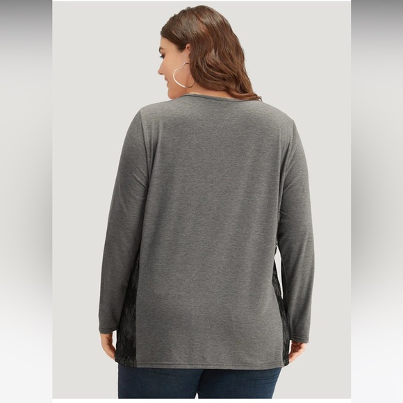 NWT BloomChic Lace Detailed Top - Picture 4 of 9